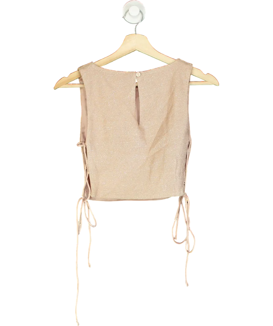 SLA the label Pink Lou Lace Side Top UK S
