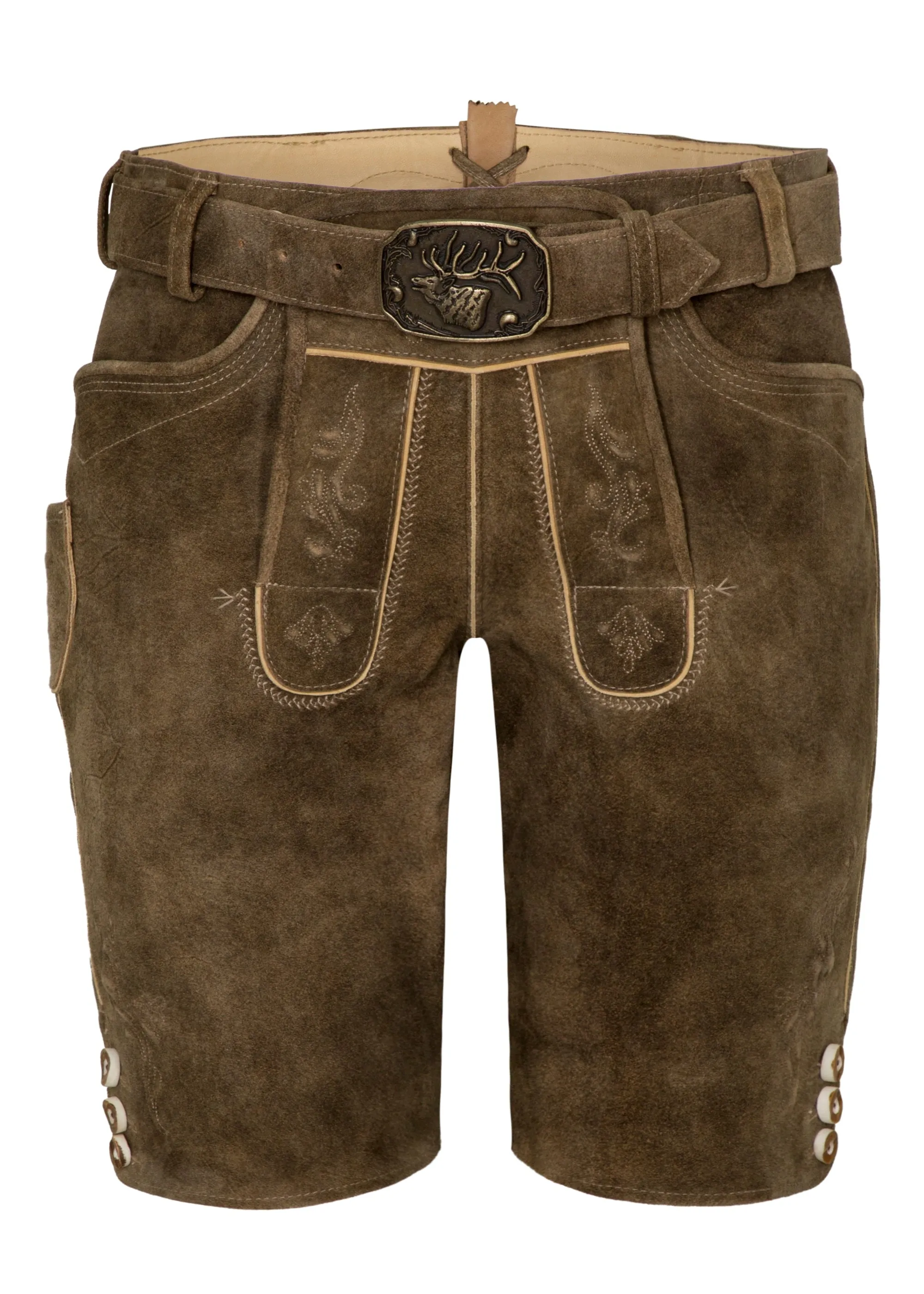 Spieth & Wensky Men's Lederhosen "Rampoldi" Honey/sand (56)
