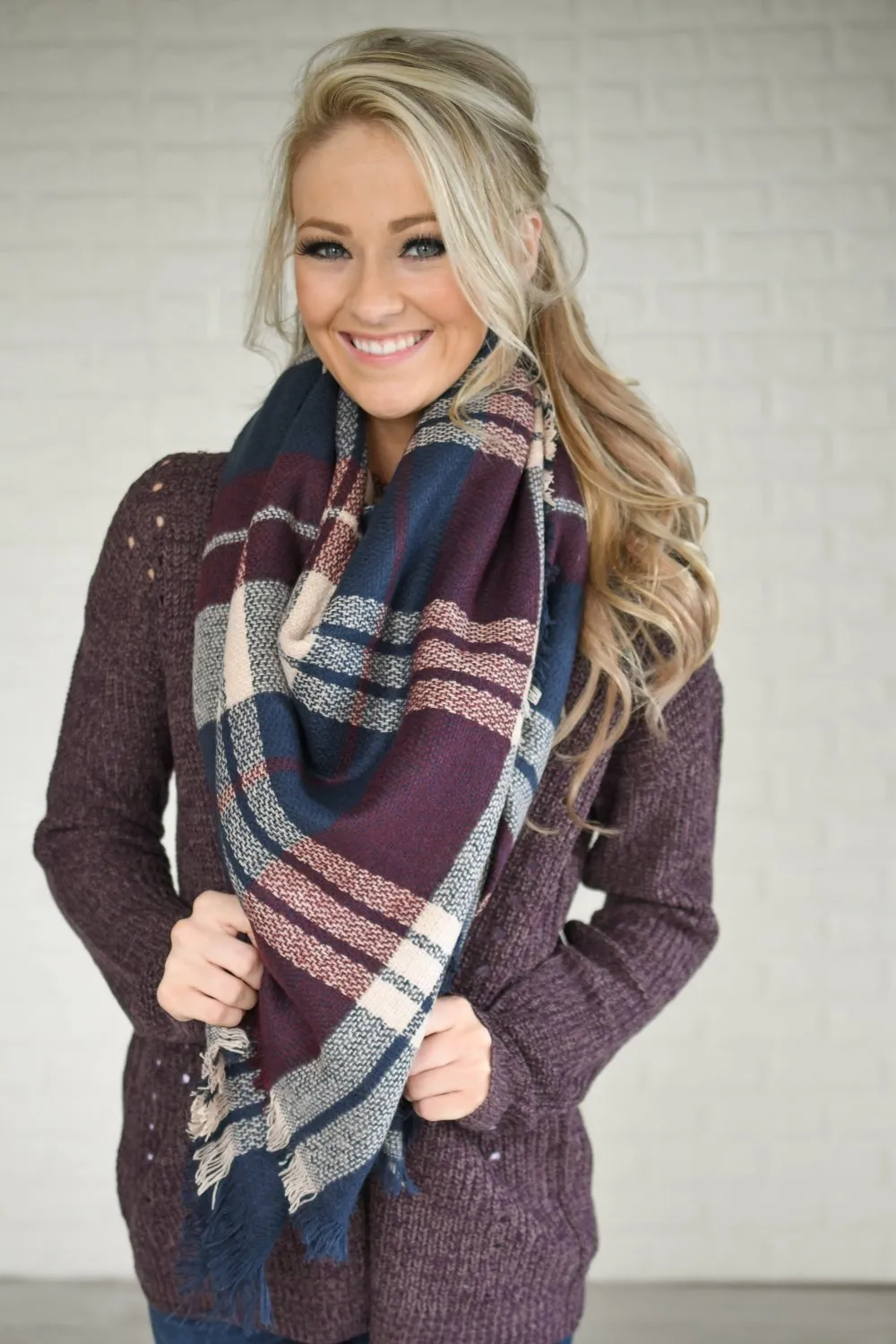 Sweet Love Back Lace Up Top ~ Purple