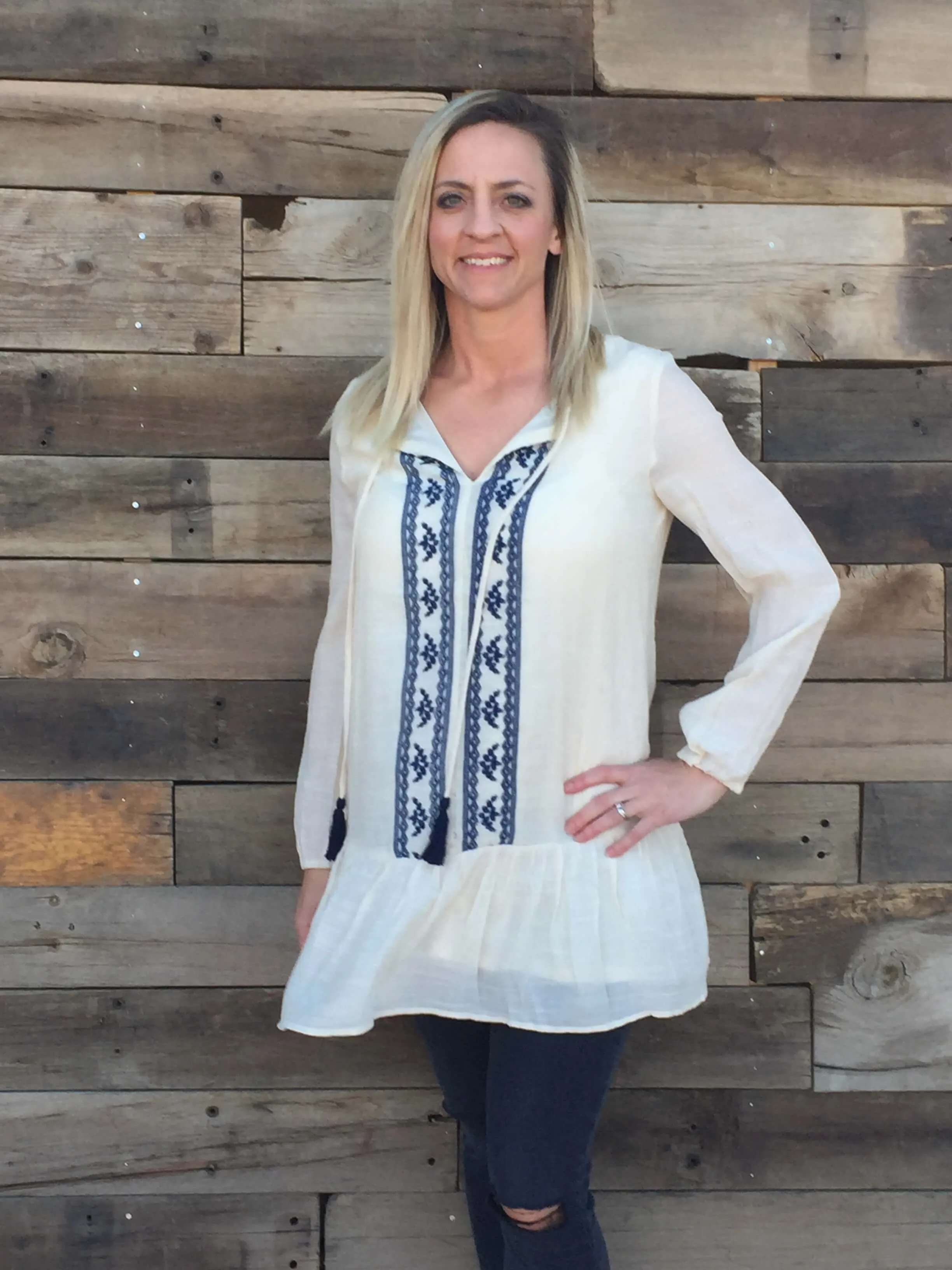 Tassels and Lace Tunic