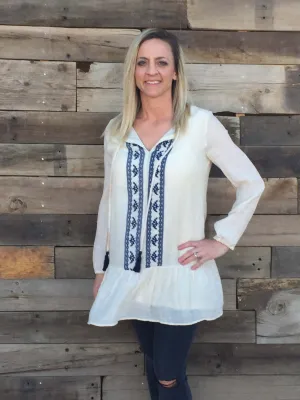 Tassels and Lace Tunic
