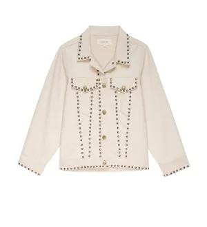The GREAT Studded Slouchy Jean Jacket
