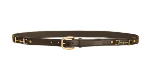Tory Leather 1" Snaffle Bit Belt