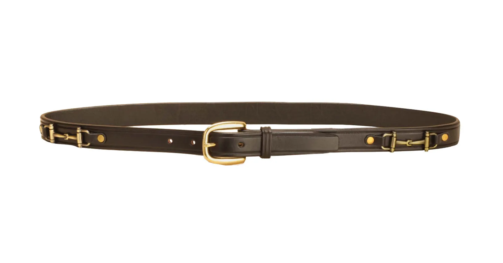 Tory Leather 1" Snaffle Bit Belt