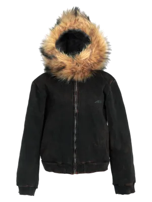 TREATED ALIEN FUR HOODY