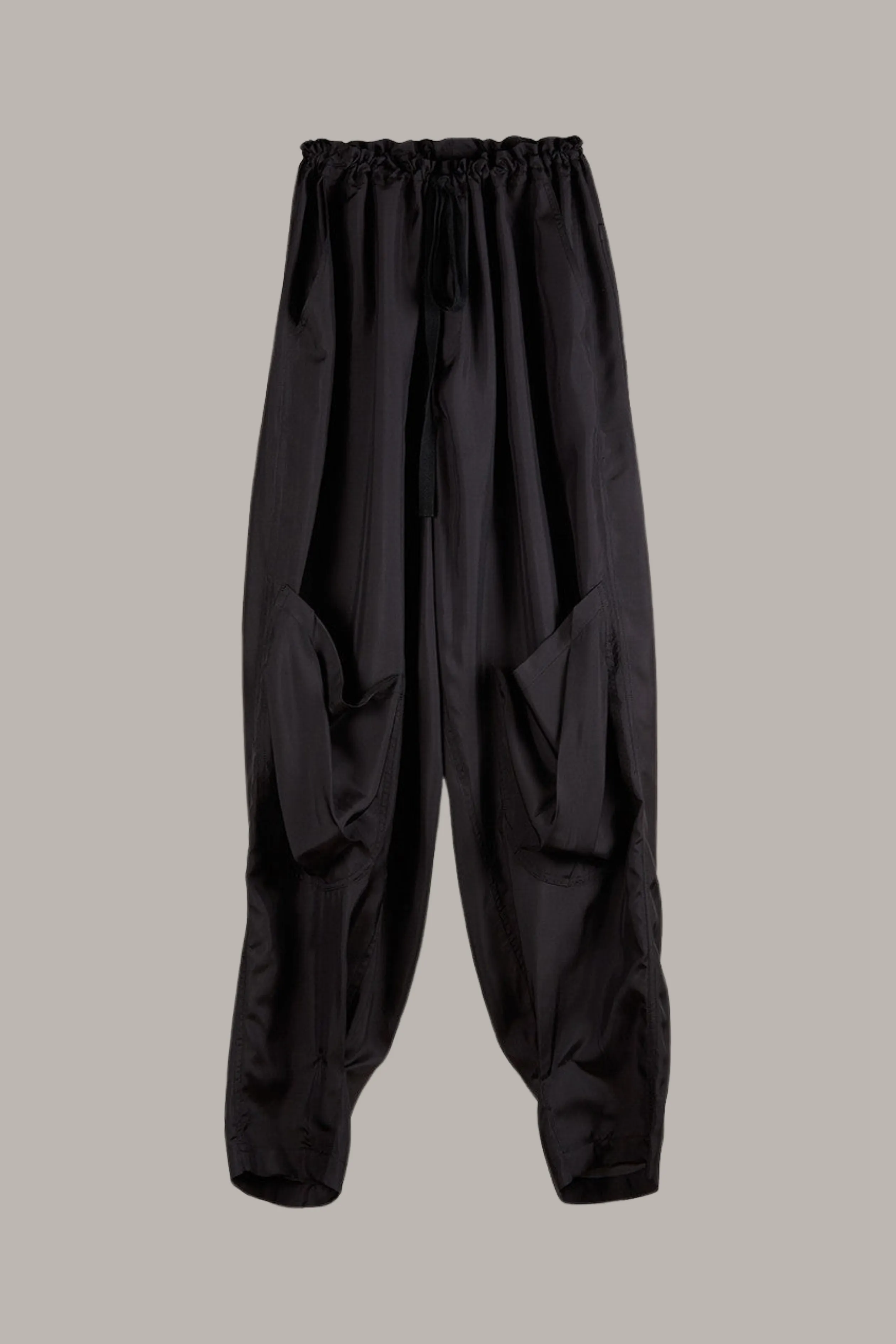 Unisex Ninja Pant in Silver Silk Lame’ {Made to Order}