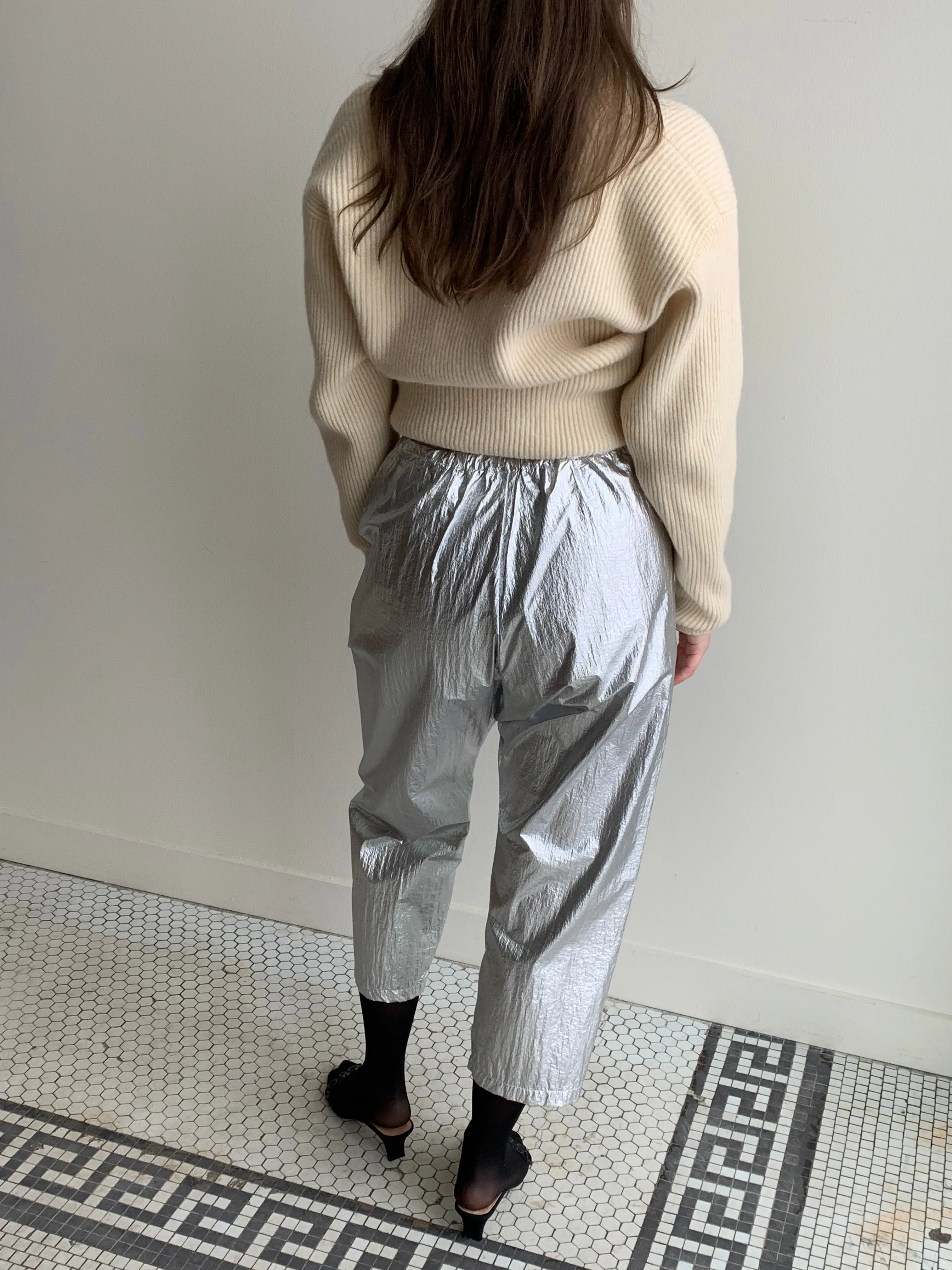 Uzi metallic pants