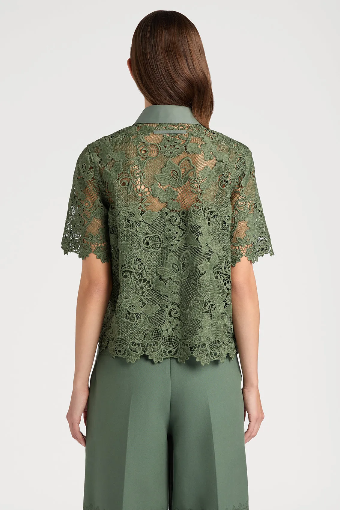 VENETIAN PLASTER LACE SHIRT