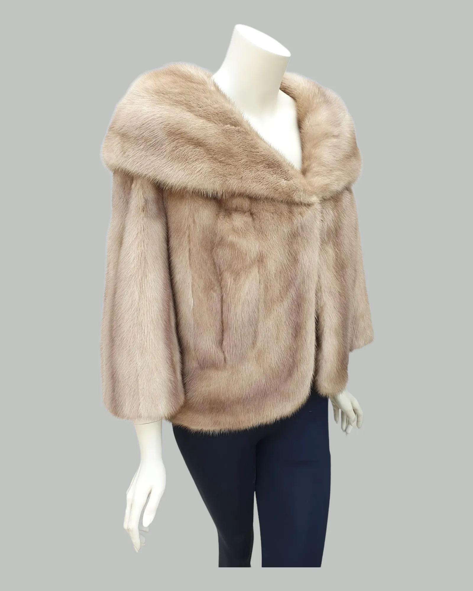 Vintage Autumn Haze Mink Fur Jacket -Large