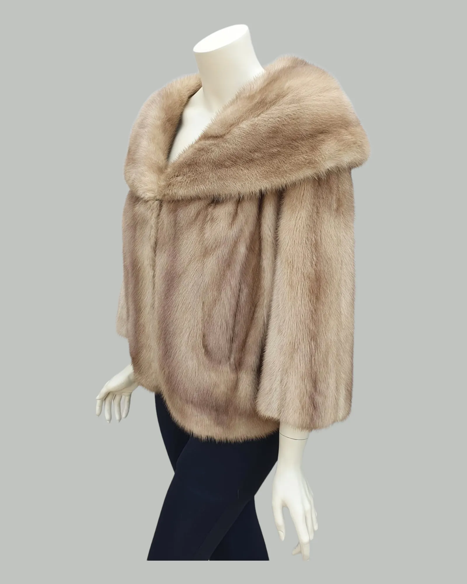 Vintage Autumn Haze Mink Fur Jacket -Large