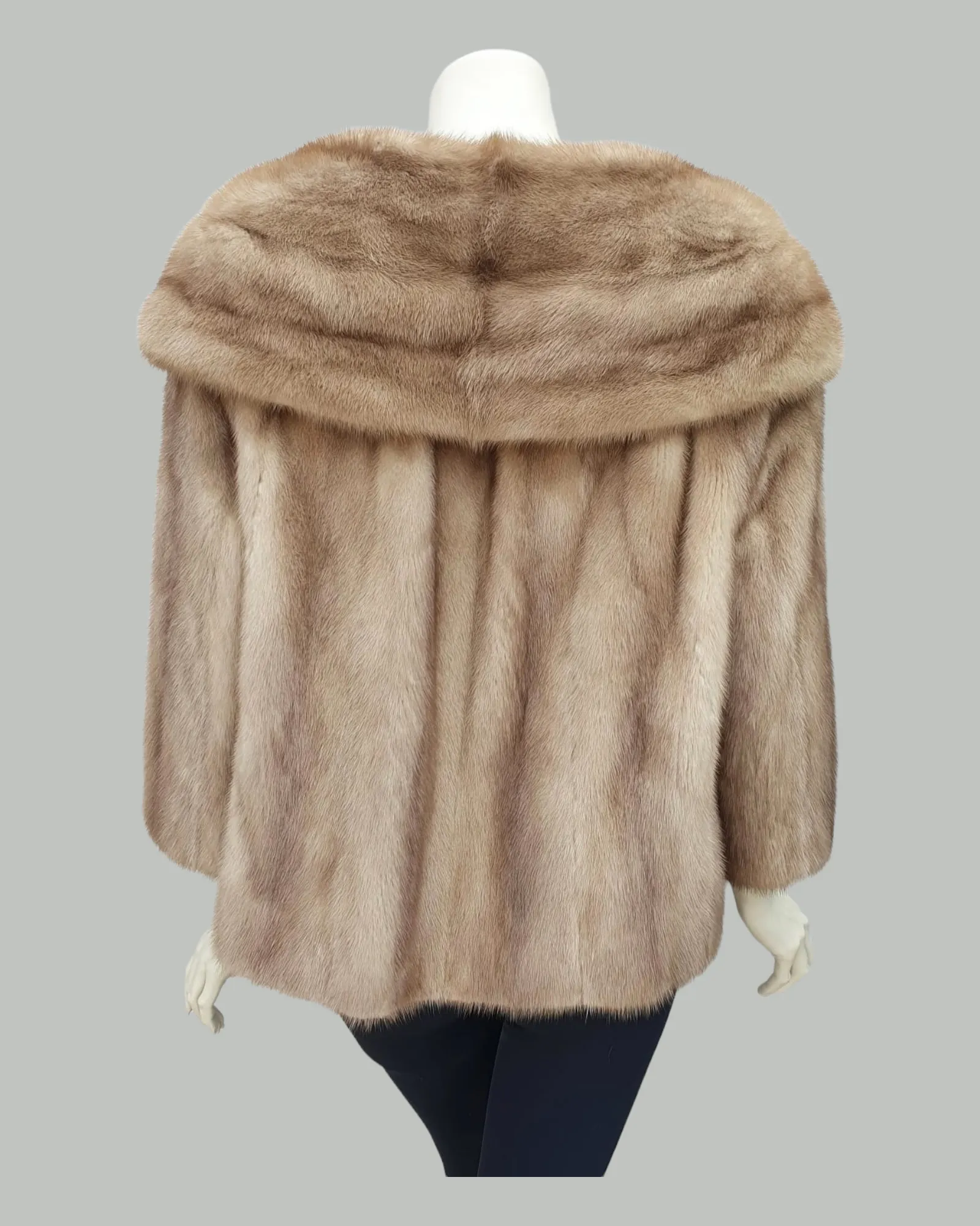 Vintage Autumn Haze Mink Fur Jacket -Large