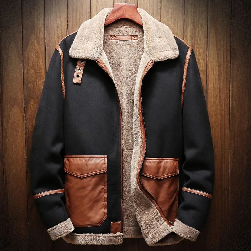 West Louis™ Winter Season Velvet Fur Coat