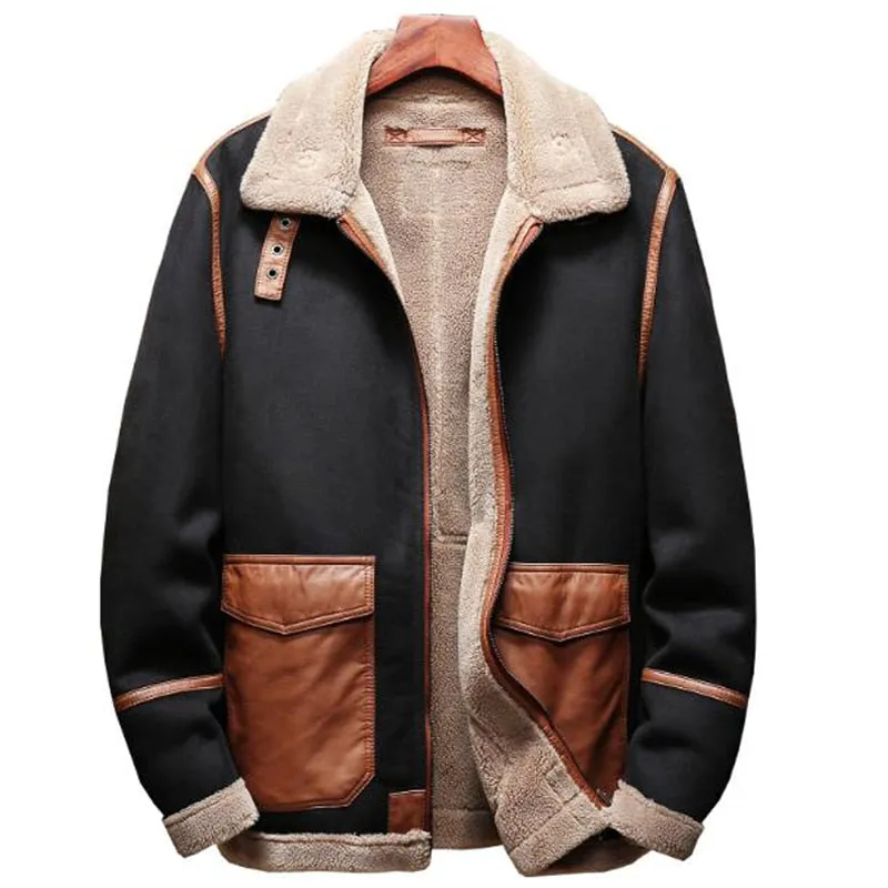 West Louis™ Winter Season Velvet Fur Coat