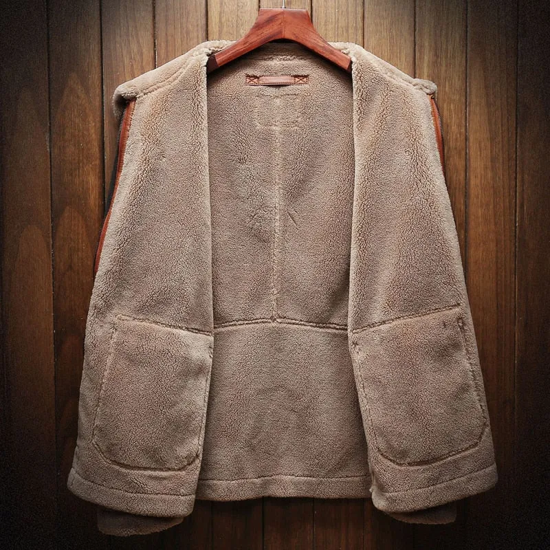West Louis™ Winter Season Velvet Fur Coat