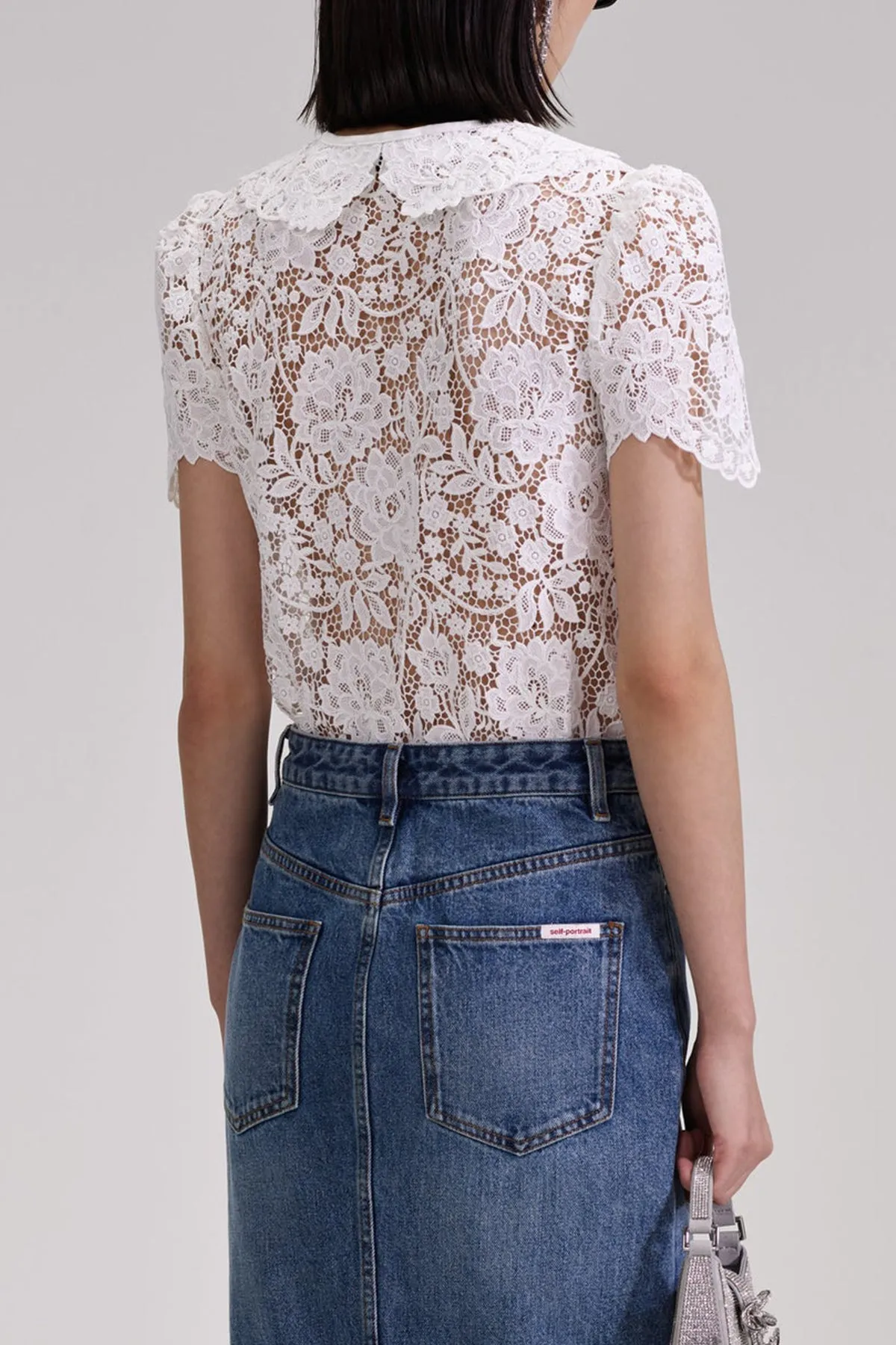 White Cord Lace Top