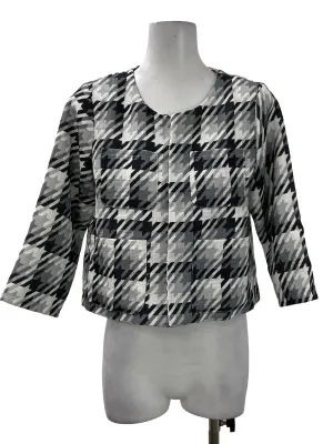 White Houndstooth Jacket