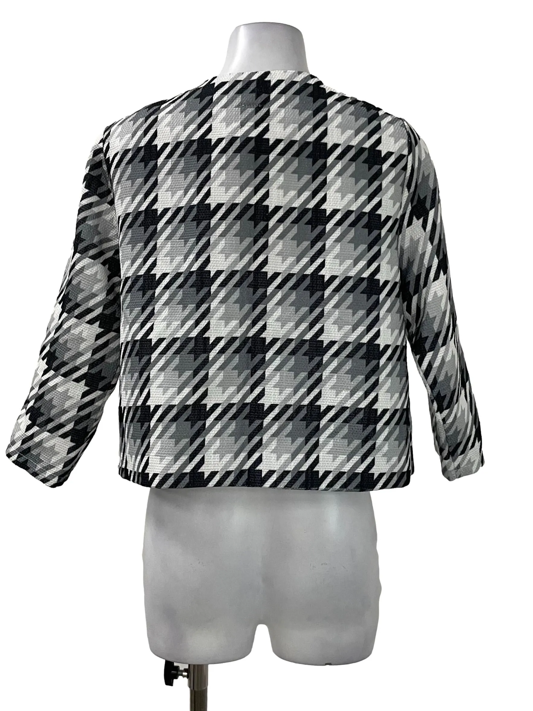 White Houndstooth Jacket