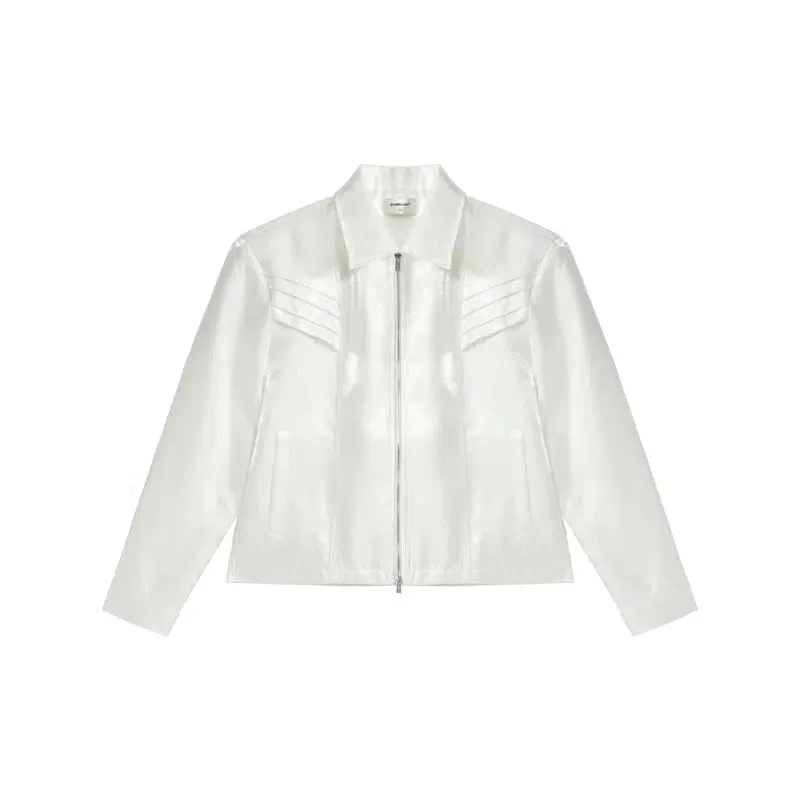 White Metallic Jacket