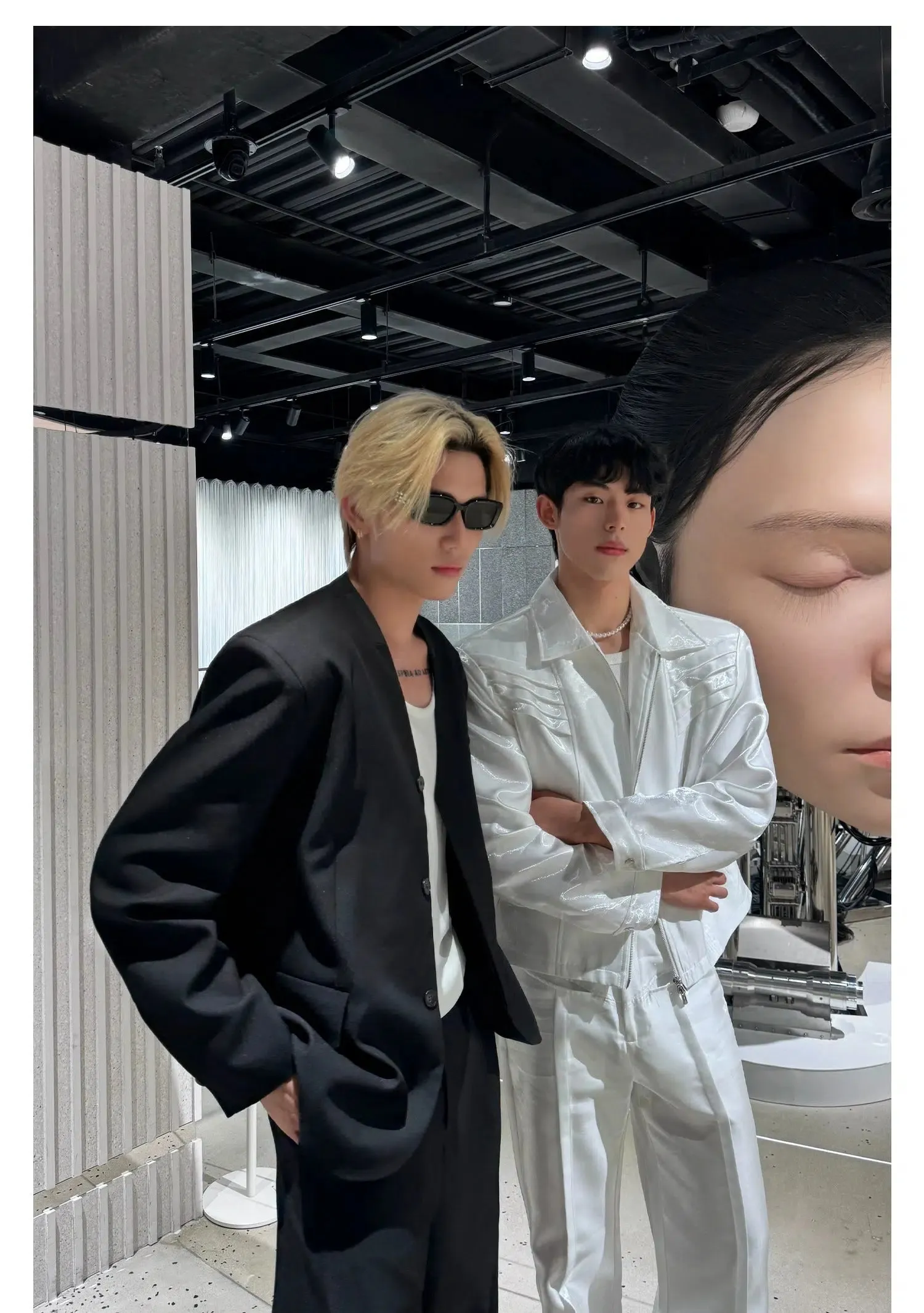 White Metallic Jacket