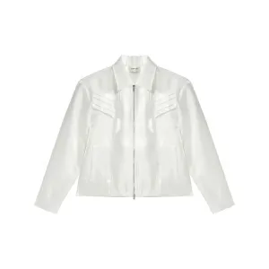 White Metallic Jacket