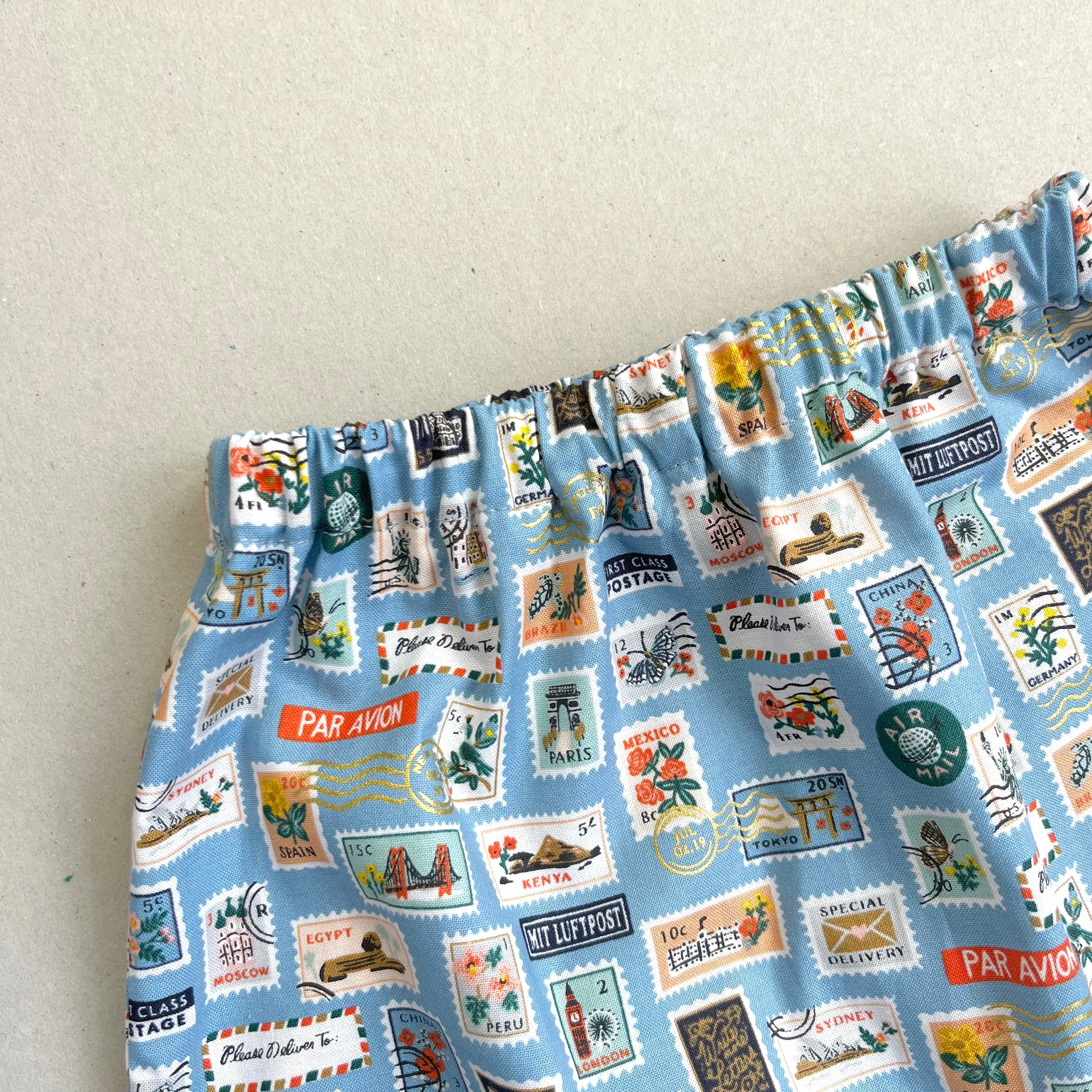 WORLD TRAVELLER HAREM TROUSERS in SKY