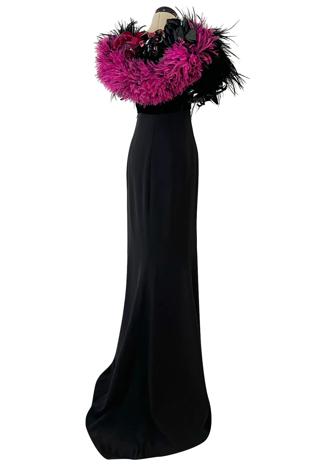Yves Saint Laurent Fall 1984 Haute Couture Dress and Capelet