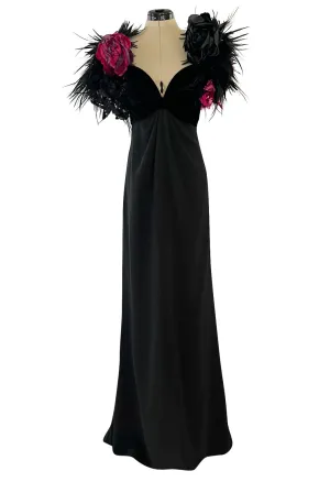 Yves Saint Laurent Fall 1984 Haute Couture Dress and Capelet