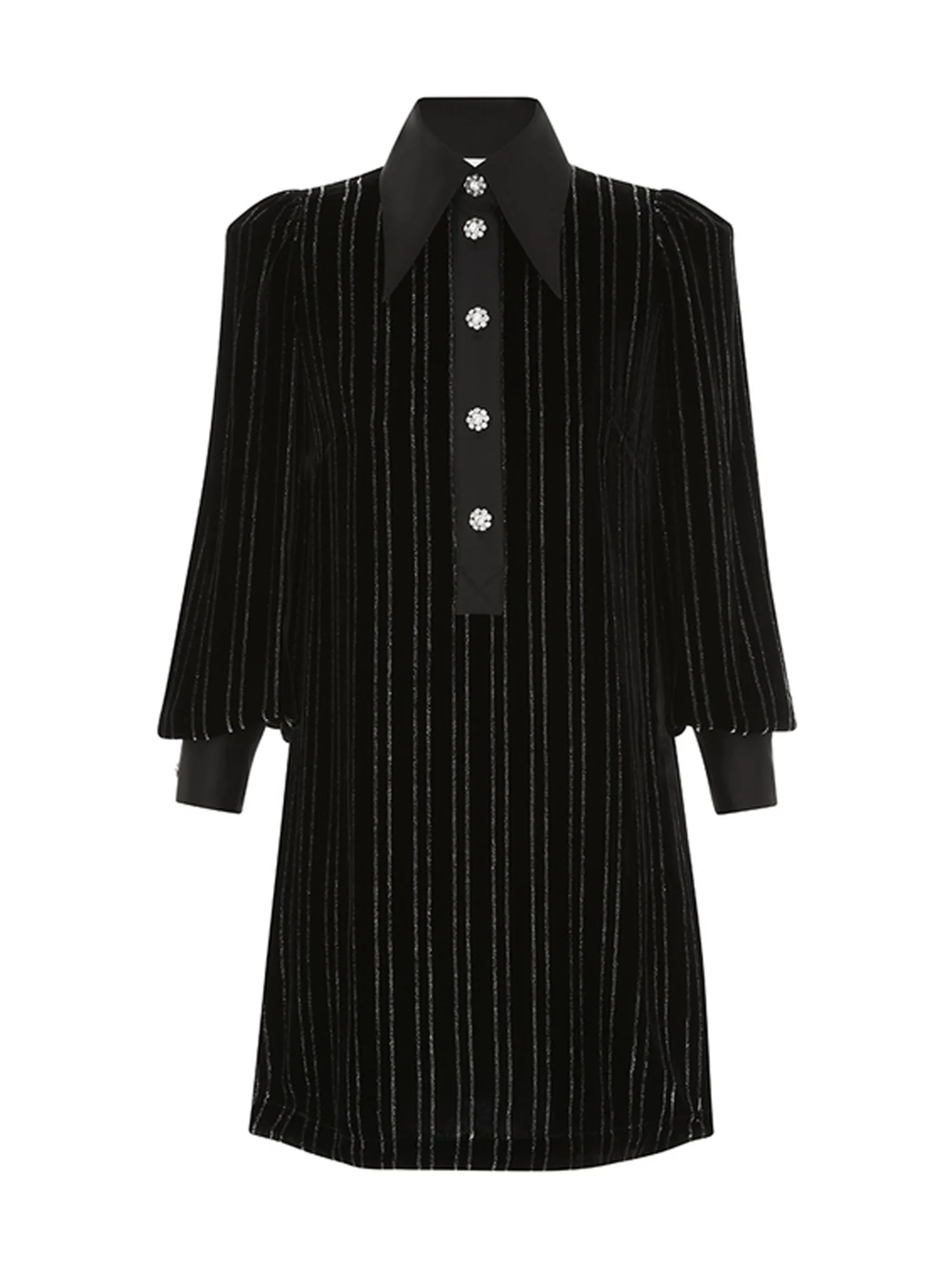 Zimmermann Illustration Velvet Mini Dress