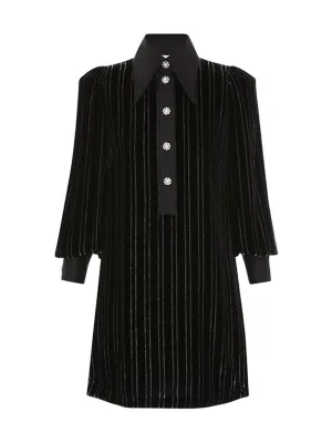 Zimmermann Illustration Velvet Mini Dress